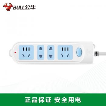 公牛GN-607(新國(guó)標(biāo))電源插線板 1.8M袋（新老國(guó)標(biāo)混發(fā)，老國(guó)標(biāo)產(chǎn)品售完即止）