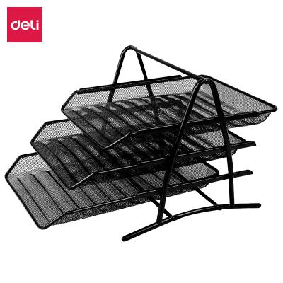 得力(deli) 9181(黑)文件籃