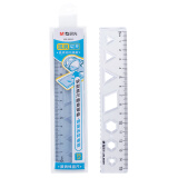 晨光(M&G)文具15cm透明軟尺 韌性好不易折斷耐用柔軟直尺 開學(xué)文具 ARL960H1