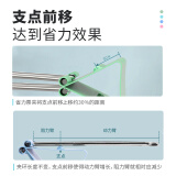 得力(deli)彩色長(zhǎng)尾夾8552S【41mm】24支裝/筒