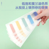 得力（deli）50枚大號(hào)索引貼標(biāo)簽貼45*28mm21537