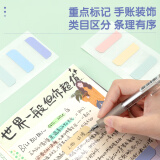 得力（deli）50枚大號(hào)索引貼標(biāo)簽貼45*28mm21537