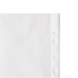 得力11孔資料文件袋 5712-100只裝-透明內(nèi)袋