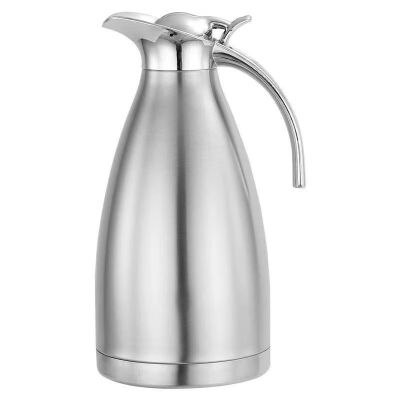 304不銹鋼雙層真空保溫壺 2L 本色