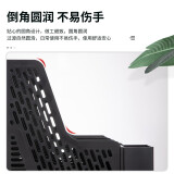 得力 四擋雜志架 文件架 黑色[四聯(lián)帶筆筒] 78981
